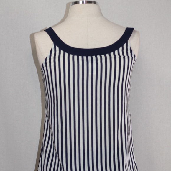 BB Dakota Blue & White Top - Picture 4 of 12